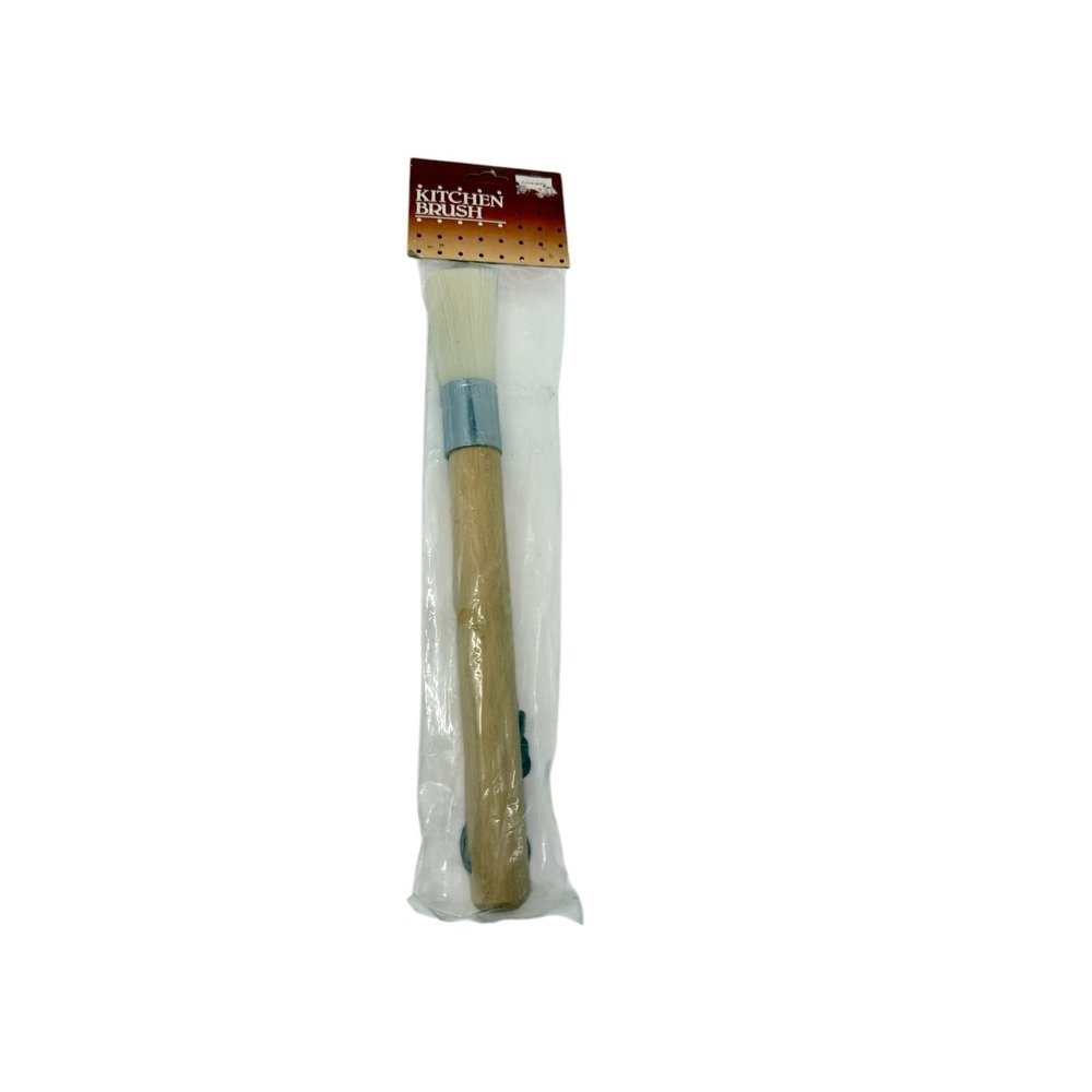 Vintage Kitchen Brush Basting Pastry New Old Stock Wood Handle BROSSE DE CUISINE - Picture 2 of 9